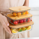 Glass Container With Wooden Lid Medium
